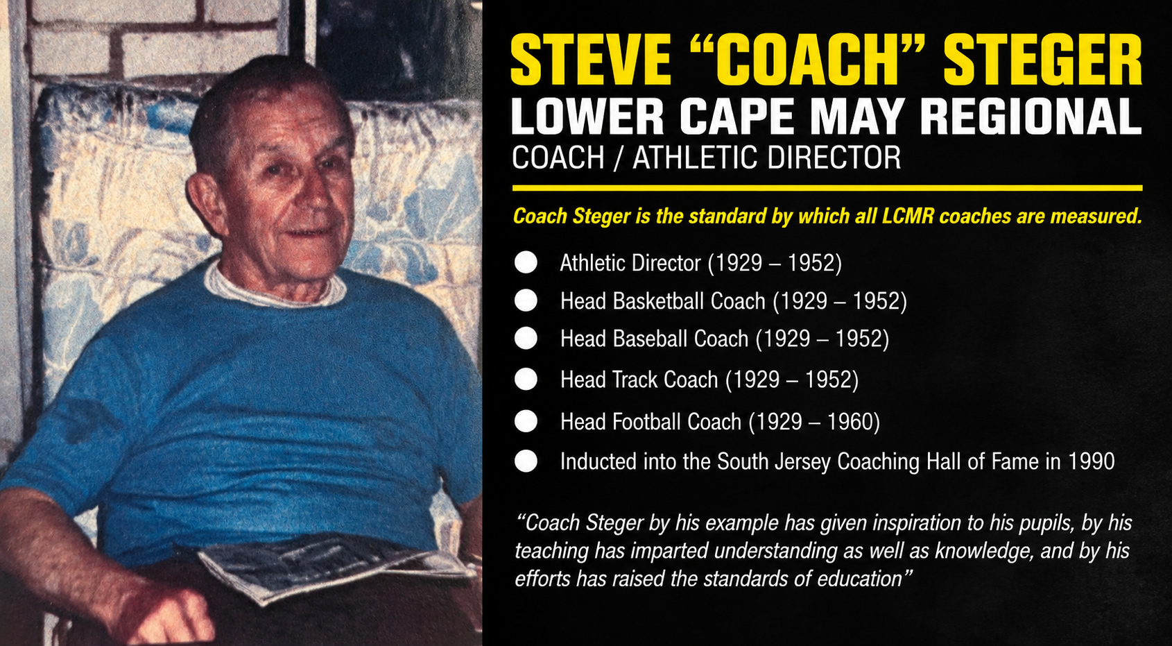 Steve Coach Steger